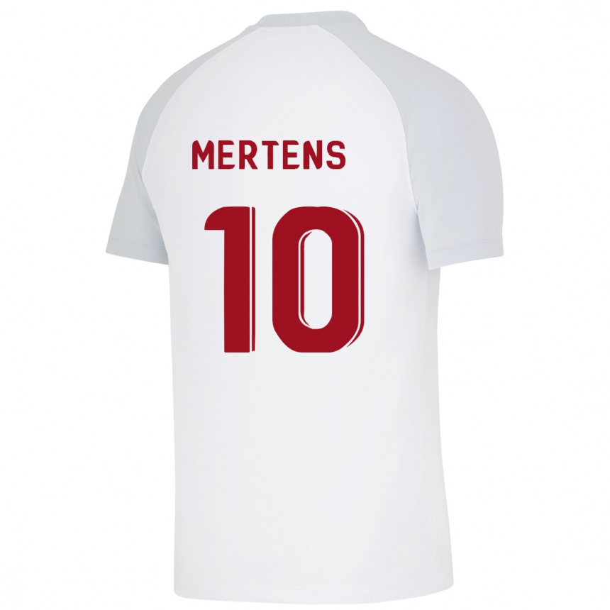 Niño Fútbol Camiseta Dries Mertens #10 Blanco 2ª Equipación 2023/24 México