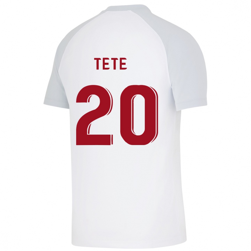 Niño Fútbol Camiseta Tete #20 Blanco 2ª Equipación 2023/24 México