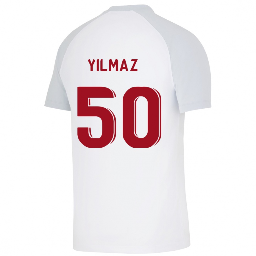 Niño Fútbol Camiseta Jankat Yılmaz #50 Blanco 2ª Equipación 2023/24 México