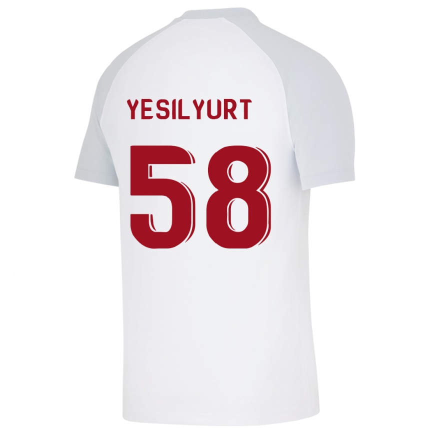 Niño Fútbol Camiseta Ali Yeşilyurt #58 Blanco 2ª Equipación 2023/24 México