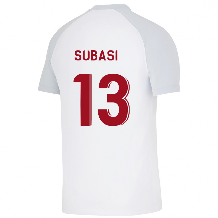 Niño Fútbol Camiseta Kadir Subasi #13 Blanco 2ª Equipación 2023/24 México