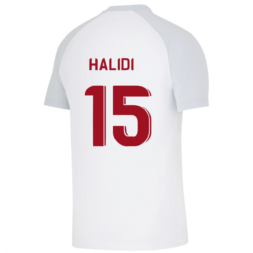 Niño Fútbol Camiseta Isa Halidi #15 Blanco 2ª Equipación 2023/24 México