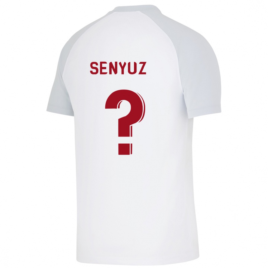 Niño Fútbol Camiseta Kerem Senyüz #0 Blanco 2ª Equipación 2023/24 México