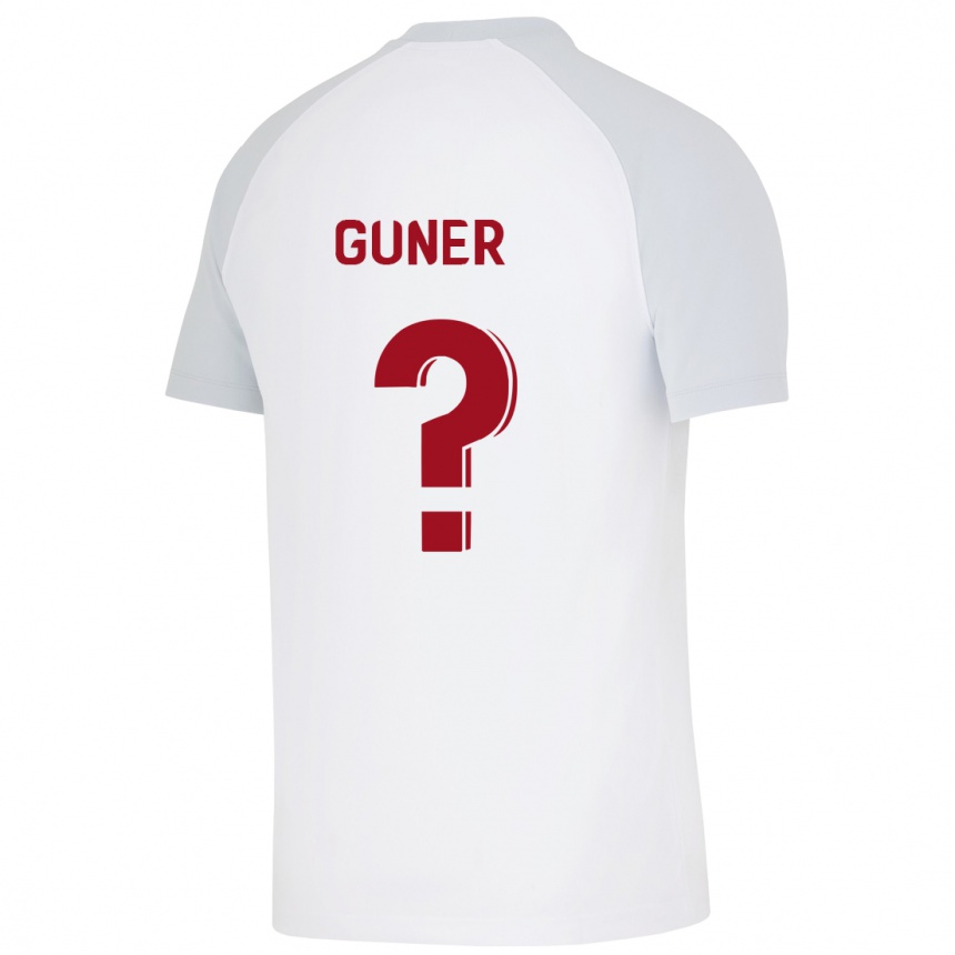 Niño Fútbol Camiseta Batuhan Güner #0 Blanco 2ª Equipación 2023/24 México