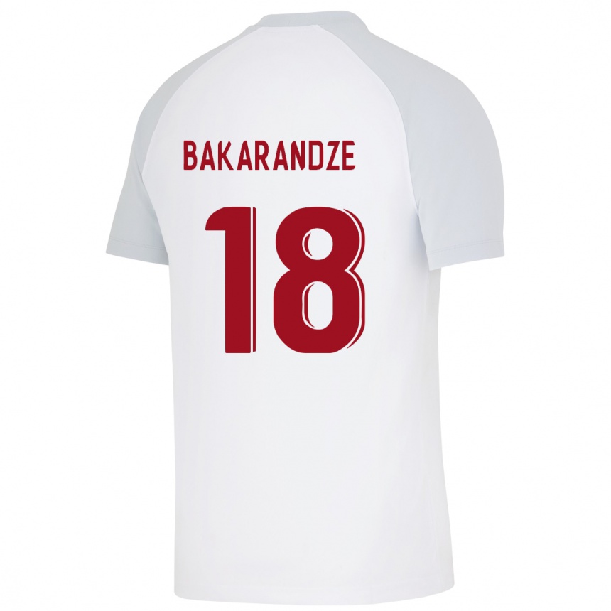 Niño Fútbol Camiseta Kristina Bakarandze #18 Blanco 2ª Equipación 2023/24 México