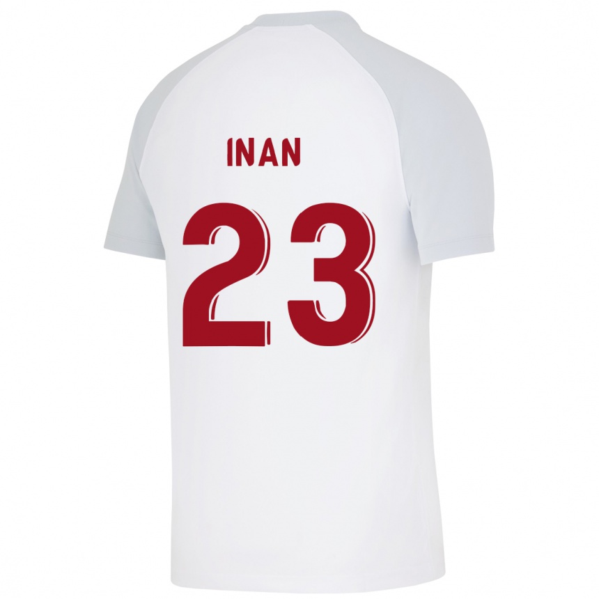 Niño Fútbol Camiseta Müge İnan #23 Blanco 2ª Equipación 2023/24 México