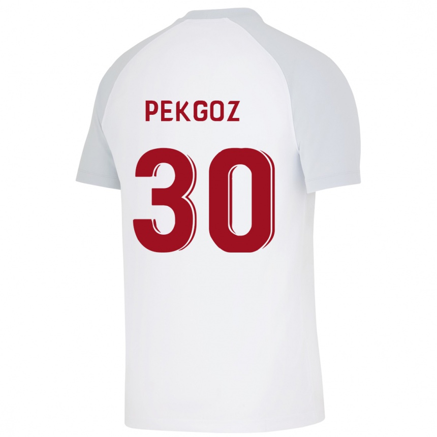 Niño Fútbol Camiseta Berra Pekgöz #30 Blanco 2ª Equipación 2023/24 México