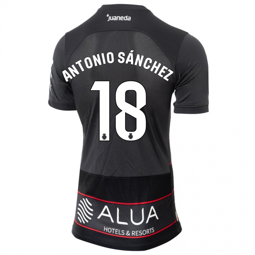 Niño Fútbol Camiseta Antonio Sánchez #18 Negro 2ª Equipación 2023/24 México