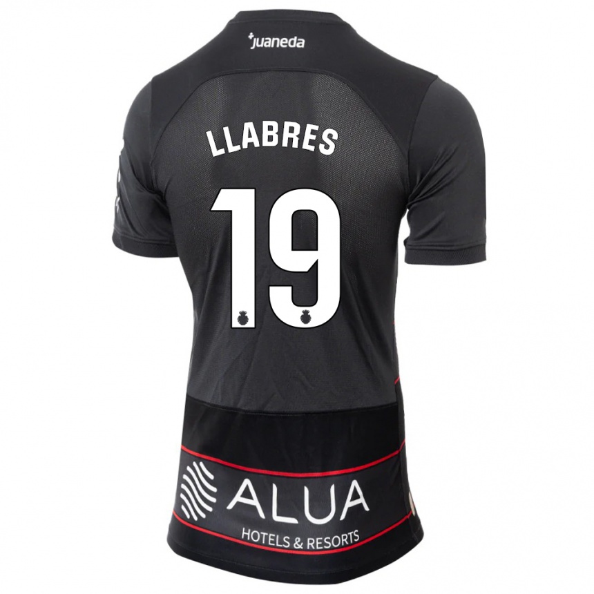 Niño Fútbol Camiseta Javi Llabrés #19 Negro 2ª Equipación 2023/24 México