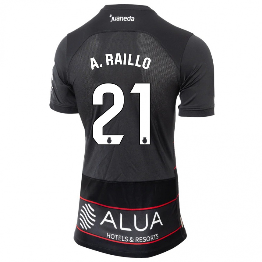 Niño Fútbol Camiseta Antonio Raíllo #21 Negro 2ª Equipación 2023/24 México