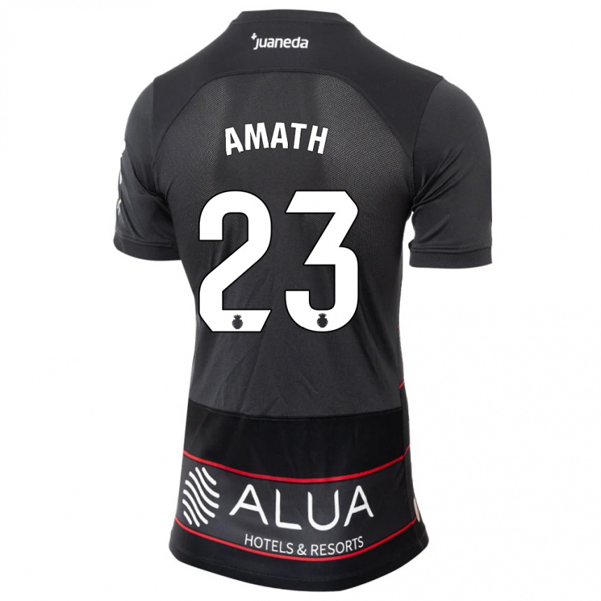 Niño Fútbol Camiseta Amath Ndiaye #23 Negro 2ª Equipación 2023/24 México