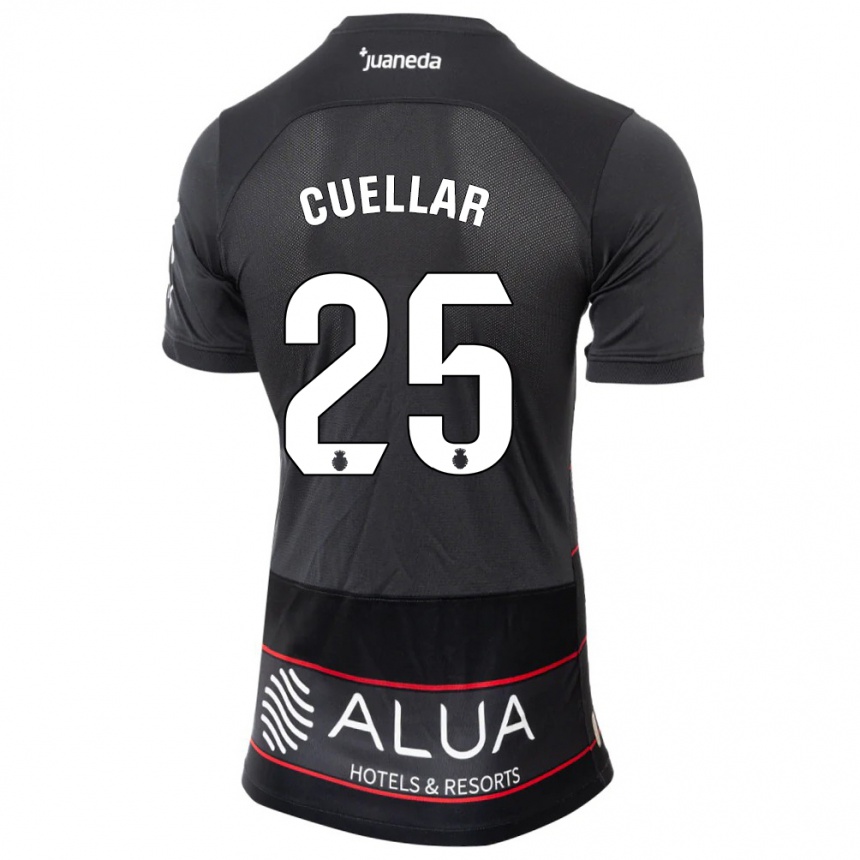 Niño Fútbol Camiseta Iván Cuéllar #25 Negro 2ª Equipación 2023/24 México