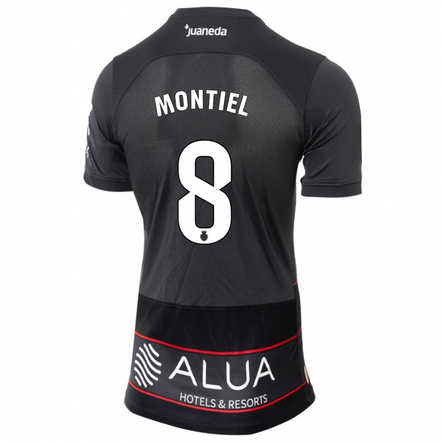 Niño Fútbol Camiseta Luis Montiel #8 Negro 2ª Equipación 2023/24 México