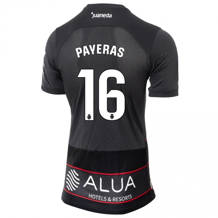 Niño Fútbol Camiseta Martí Payeras #16 Negro 2ª Equipación 2023/24 México