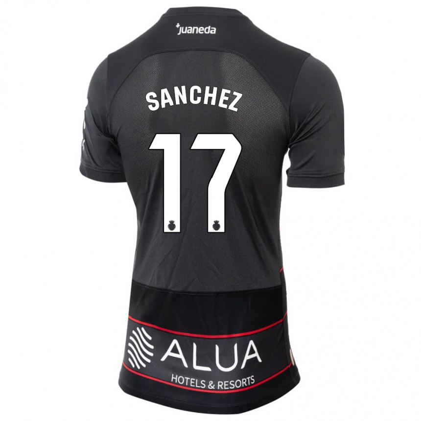 Niño Fútbol Camiseta Avelino Sánchez #17 Negro 2ª Equipación 2023/24 México