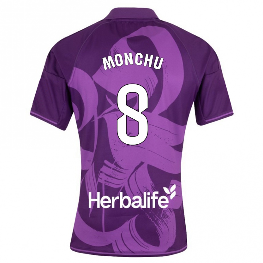 Niño Fútbol Camiseta Monchu #8 Violeta 2ª Equipación 2023/24 México