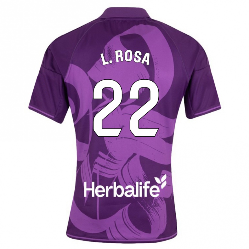 Niño Fútbol Camiseta Lucas Rosa #22 Violeta 2ª Equipación 2023/24 México