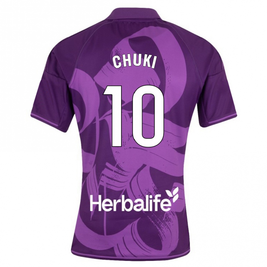 Niño Fútbol Camiseta Chuki #10 Violeta 2ª Equipación 2023/24 México