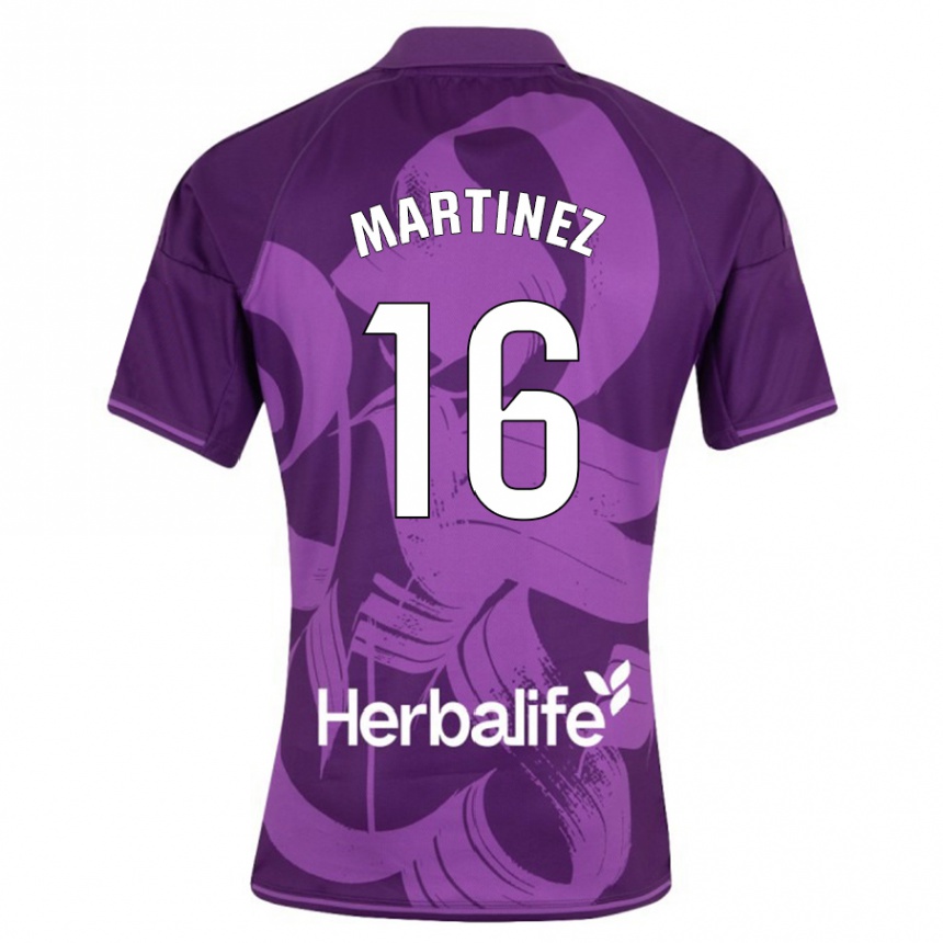 Niño Fútbol Camiseta Jesús Martínez #16 Violeta 2ª Equipación 2023/24 México