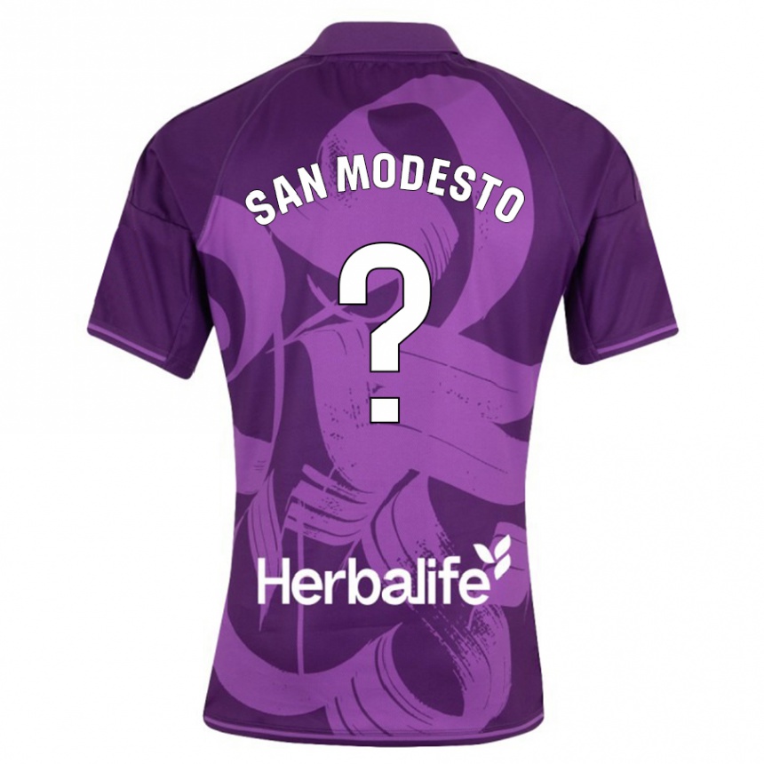 Niño Fútbol Camiseta Hugo San Modesto #0 Violeta 2ª Equipación 2023/24 México