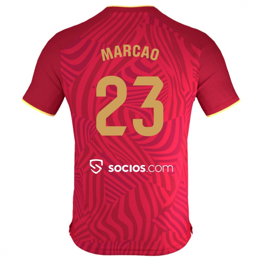 Niño Fútbol Camiseta Marcão #23 Rojo 2ª Equipación 2023/24 México