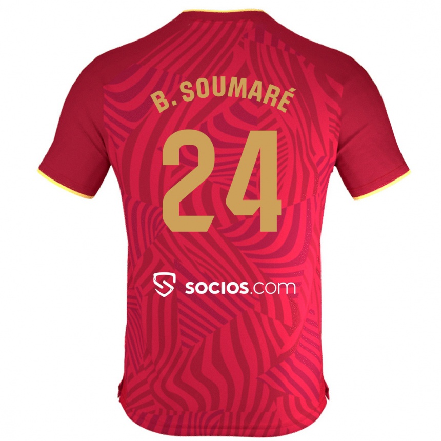 Niño Fútbol Camiseta Boubakary Soumaré #24 Rojo 2ª Equipación 2023/24 México