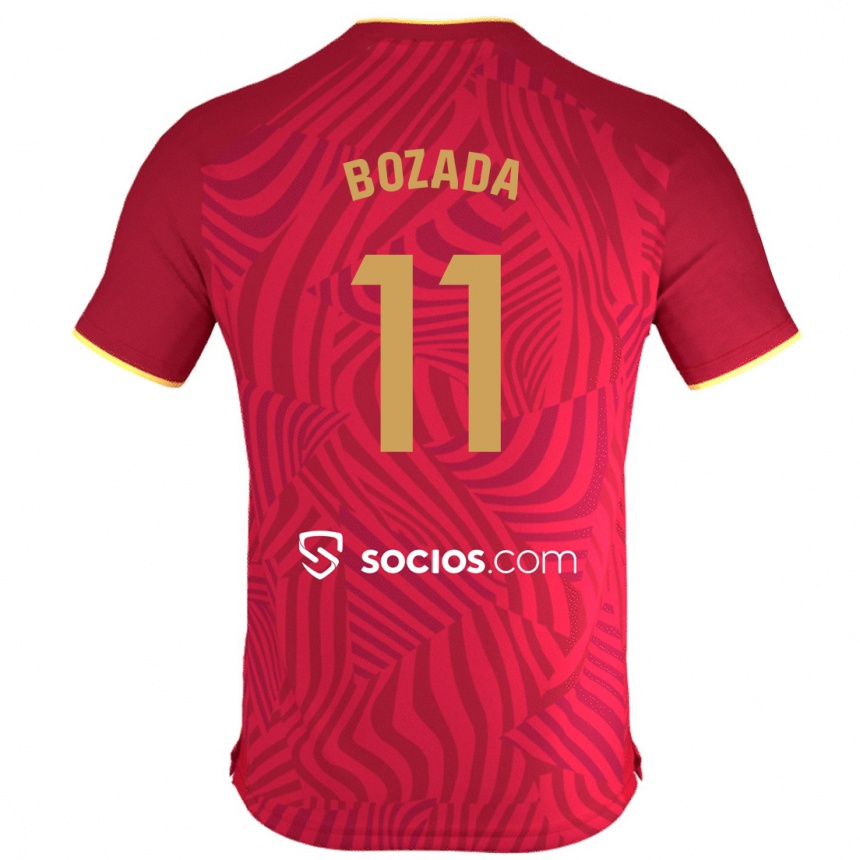 Niño Fútbol Camiseta José Antonio Bozada #11 Rojo 2ª Equipación 2023/24 México