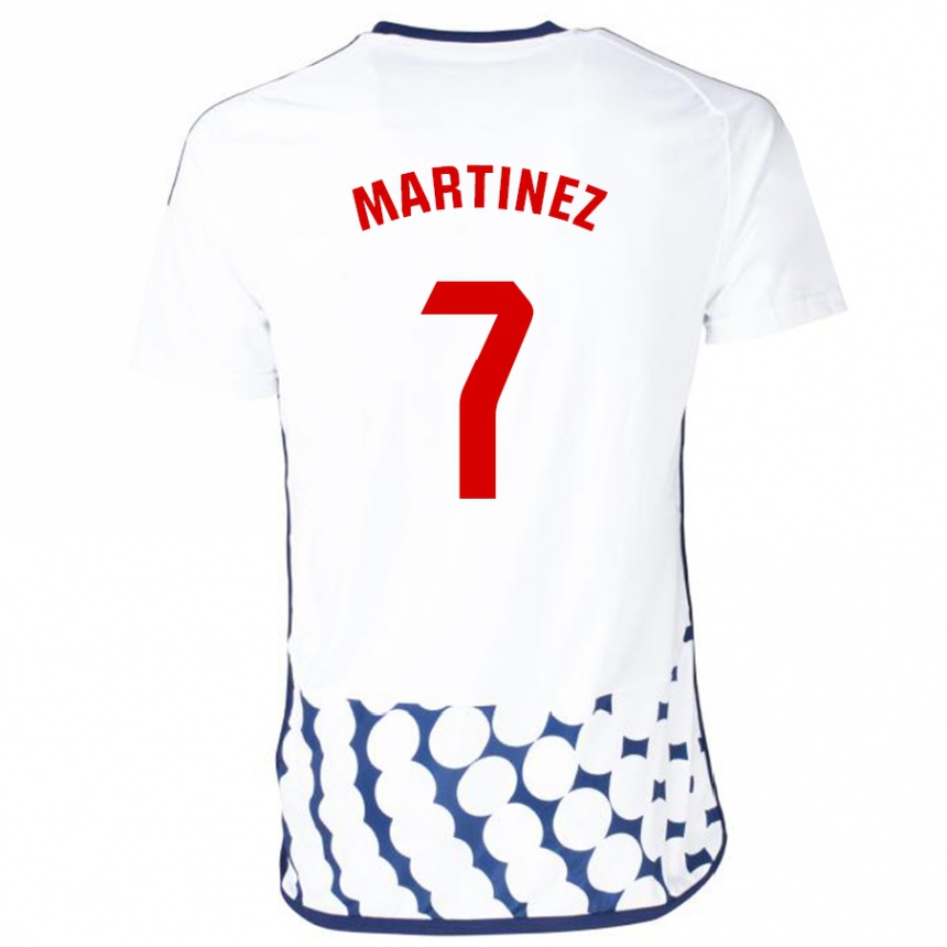 Niño Fútbol Camiseta Gabri Martínez #7 Blanco 2ª Equipación 2023/24 México