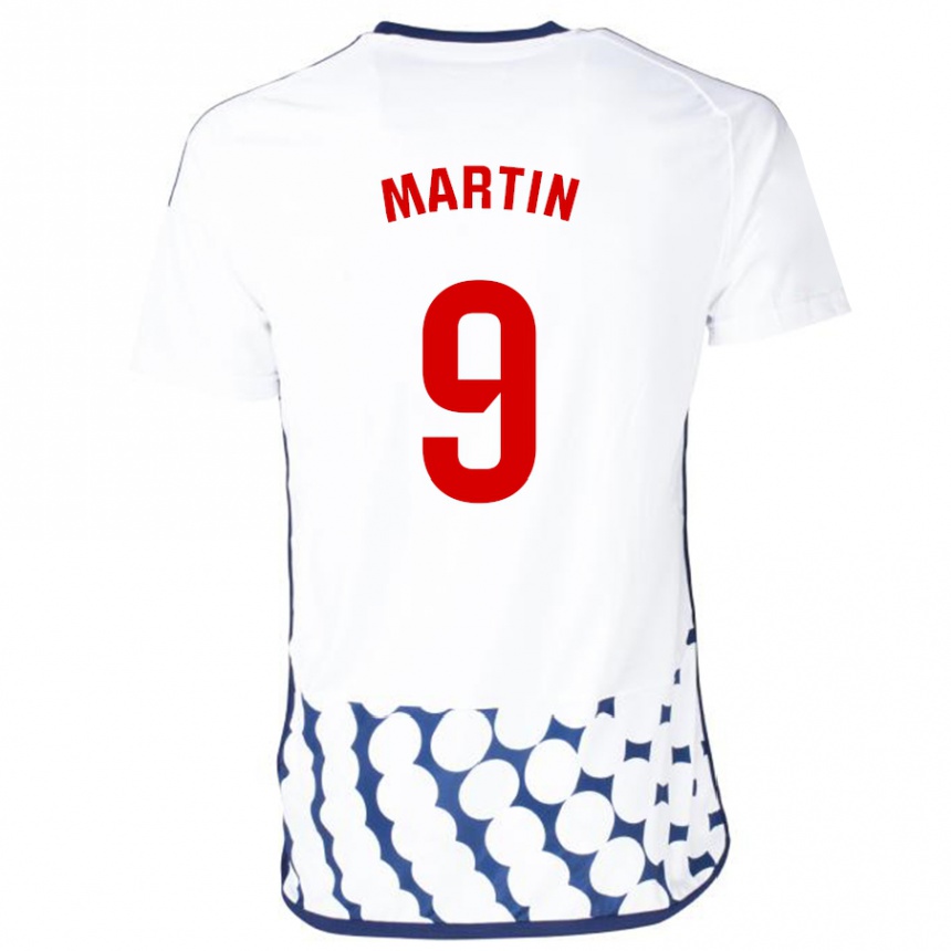 Niño Fútbol Camiseta Carlos Martin #9 Blanco 2ª Equipación 2023/24 México