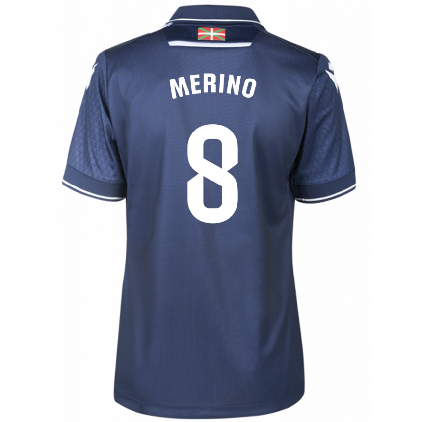 Niño Fútbol Camiseta Mikel Merino #8 Armada 2ª Equipación 2023/24 México