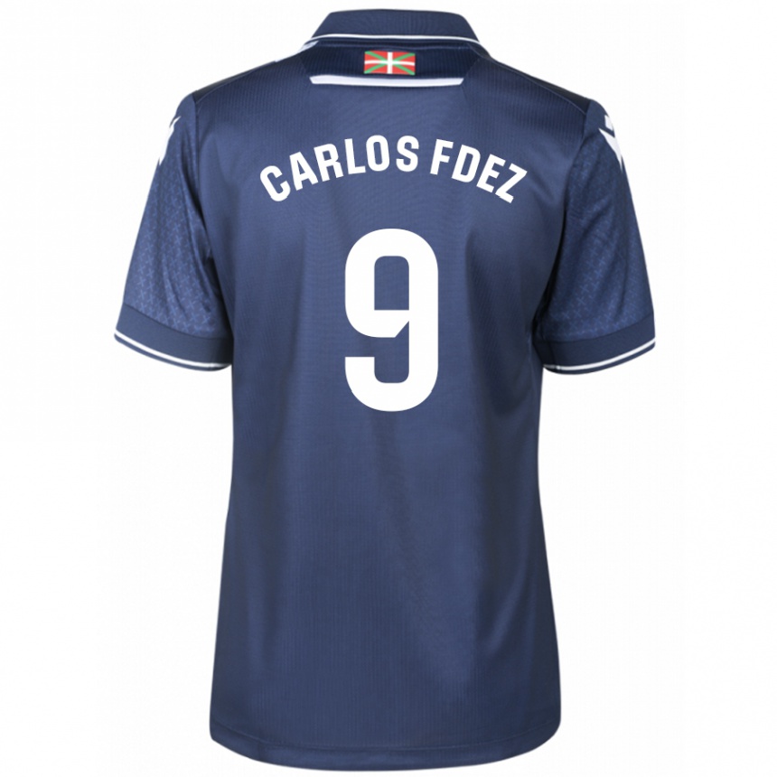 Niño Fútbol Camiseta Carlos Fernández #9 Armada 2ª Equipación 2023/24 México