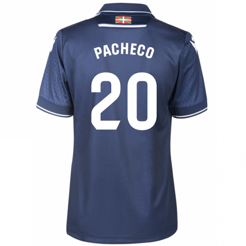 Niño Fútbol Camiseta Jon Pacheco #20 Armada 2ª Equipación 2023/24 México