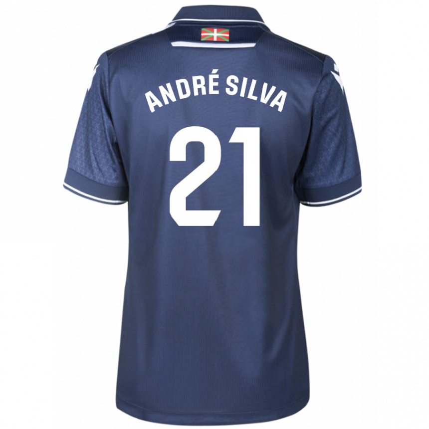 Niño Fútbol Camiseta André Silva #21 Armada 2ª Equipación 2023/24 México