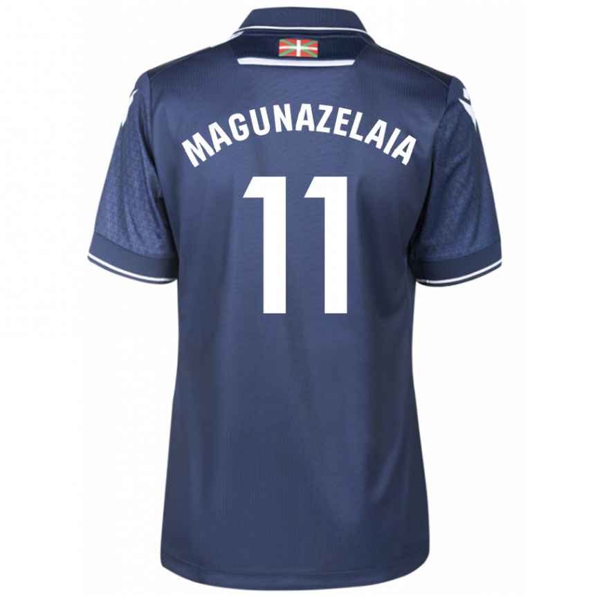 Niño Fútbol Camiseta Jon Magunazelaia #11 Armada 2ª Equipación 2023/24 México