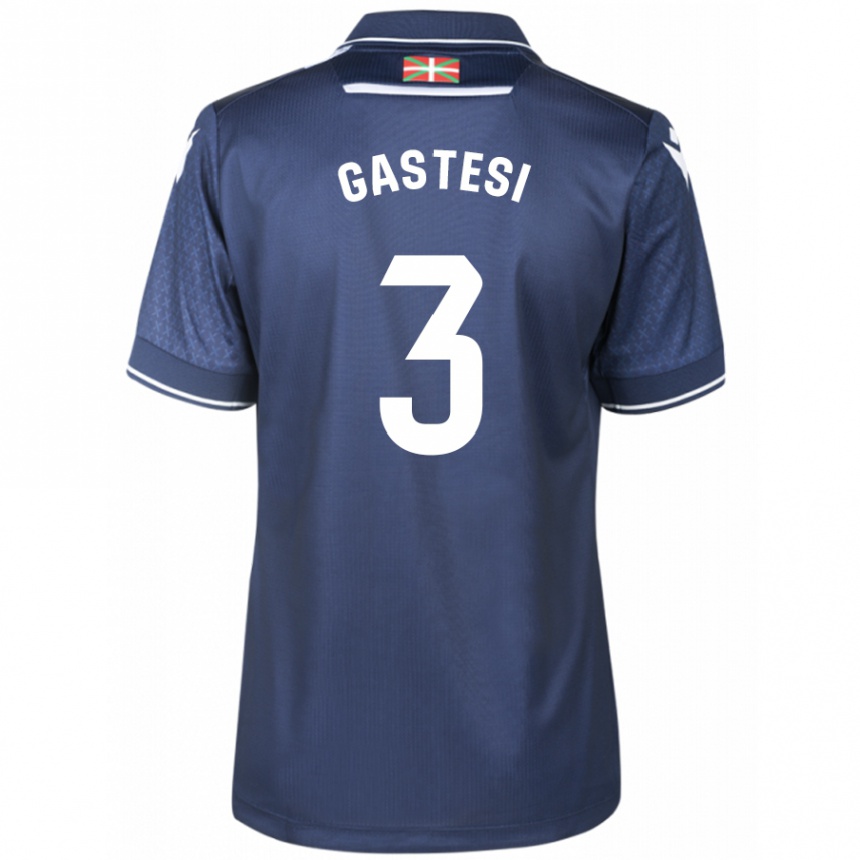 Niño Fútbol Camiseta Gorka Gastesi #3 Armada 2ª Equipación 2023/24 México