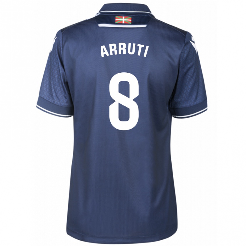 Niño Fútbol Camiseta Martín Arruti #8 Armada 2ª Equipación 2023/24 México