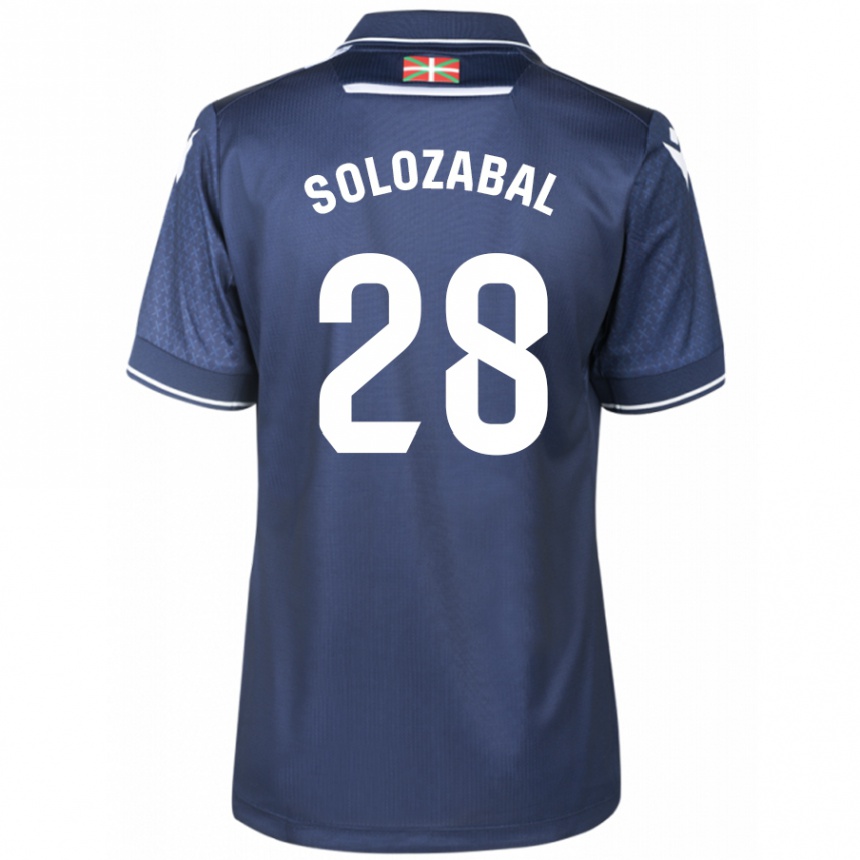 Niño Fútbol Camiseta Malen Solozabal Ibarra #28 Armada 2ª Equipación 2023/24 México