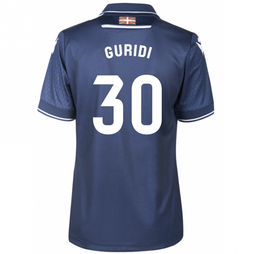 Niño Fútbol Camiseta Elene Guridi Mesonero #30 Armada 2ª Equipación 2023/24 México