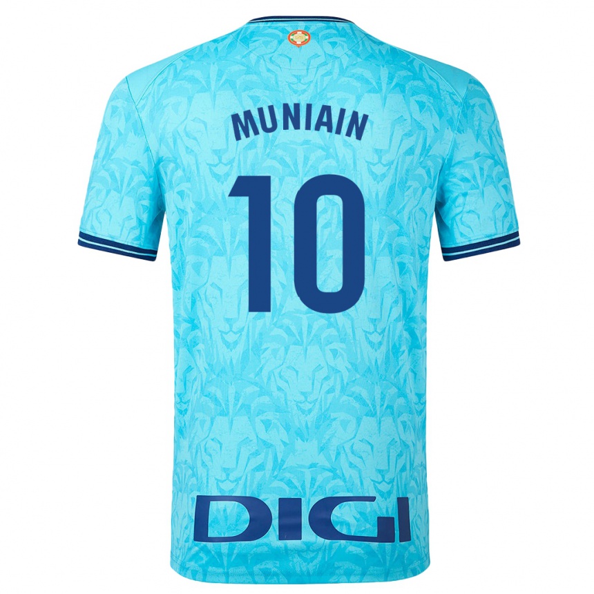 Niño Fútbol Camiseta Iker Muniain #10 Cielo Azul 2ª Equipación 2023/24 México