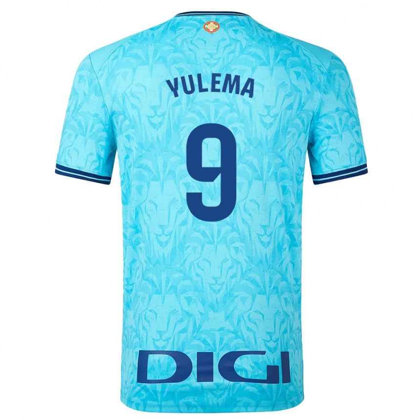 Niño Fútbol Camiseta Yulema Corres Somovilla #9 Cielo Azul 2ª Equipación 2023/24 México