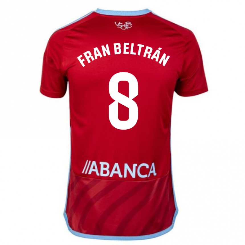 Niño Fútbol Camiseta Fran Beltrán #8 Rojo 2ª Equipación 2023/24 México