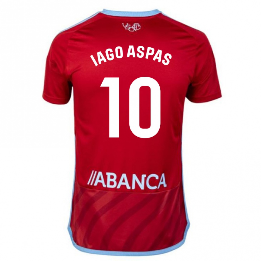 Niño Fútbol Camiseta Iago Aspas #10 Rojo 2ª Equipación 2023/24 México