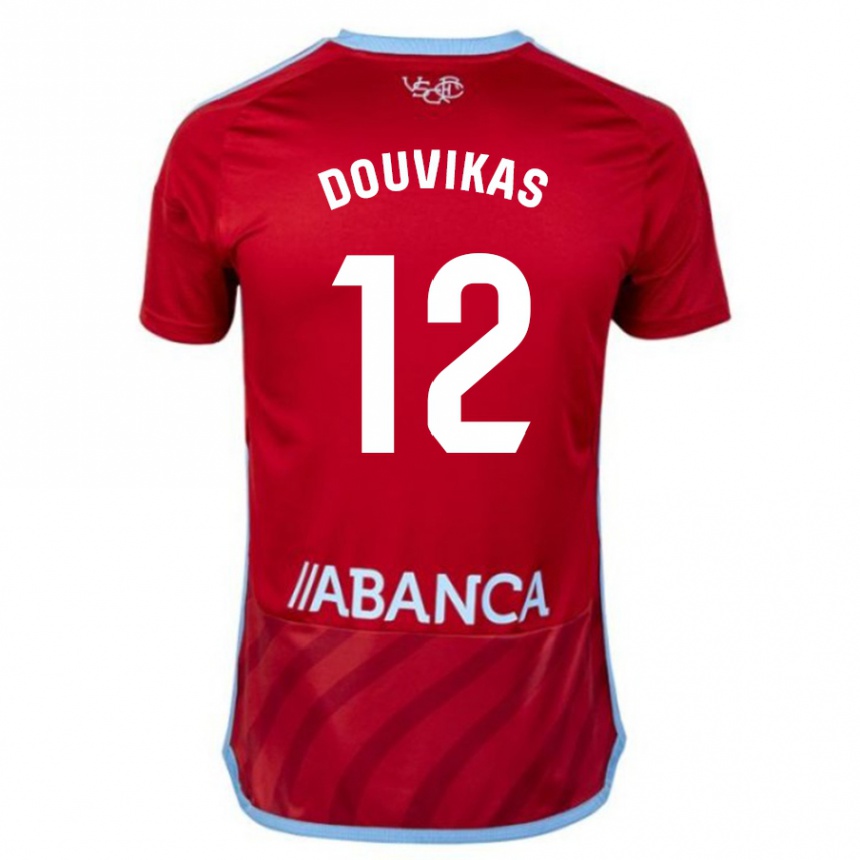 Niño Fútbol Camiseta Anastasios Douvikas #12 Rojo 2ª Equipación 2023/24 México