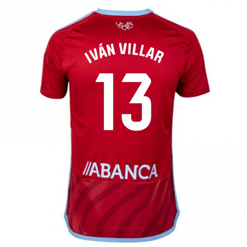 Niño Fútbol Camiseta Iván Villar #13 Rojo 2ª Equipación 2023/24 México