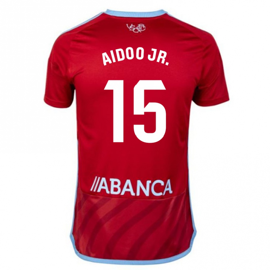 Niño Fútbol Camiseta Joseph Aidoo #15 Rojo 2ª Equipación 2023/24 México