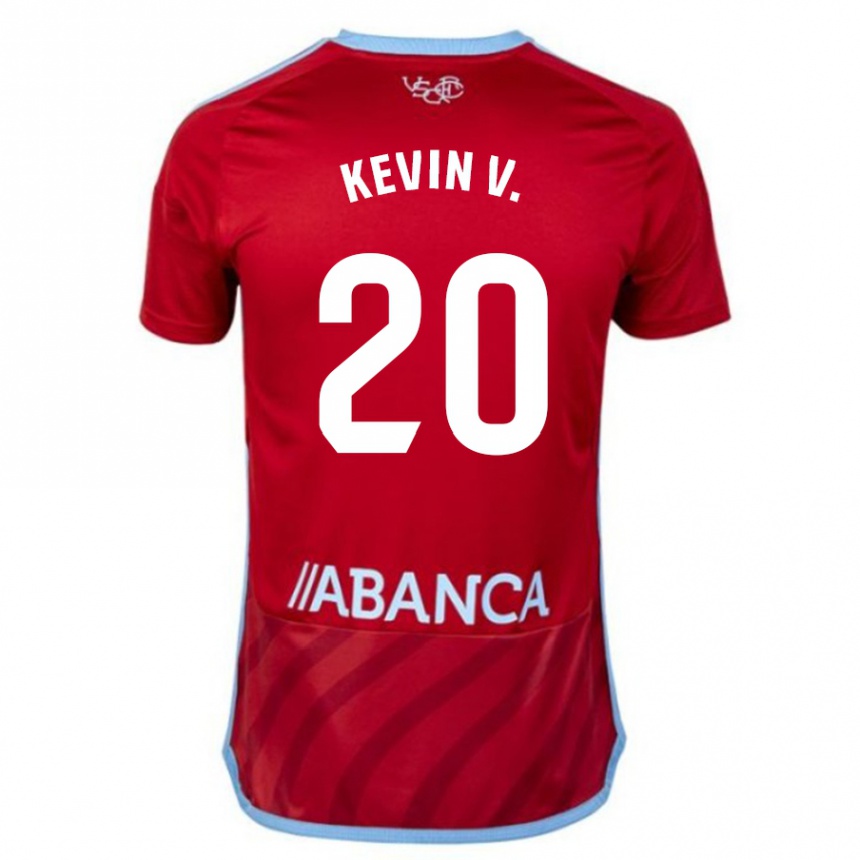 Niño Fútbol Camiseta Kevin Vázquez #20 Rojo 2ª Equipación 2023/24 México