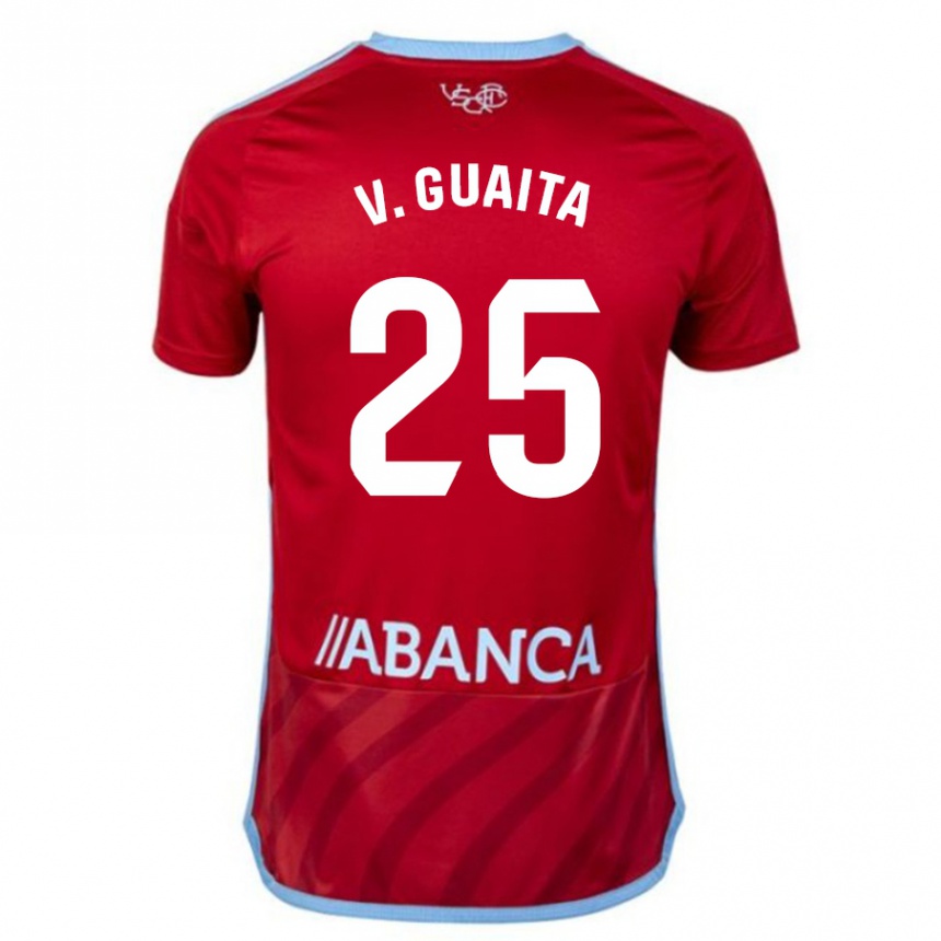 Niño Fútbol Camiseta Vicente Guaita #25 Rojo 2ª Equipación 2023/24 México