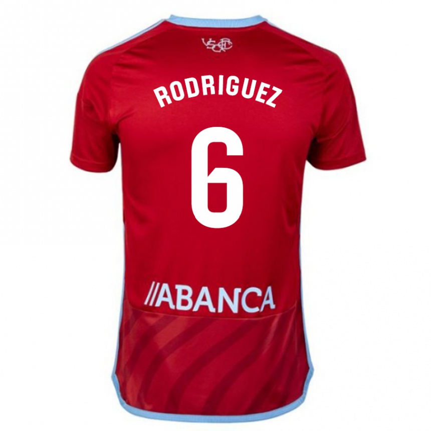 Niño Fútbol Camiseta Damián Rodríguez #6 Rojo 2ª Equipación 2023/24 México