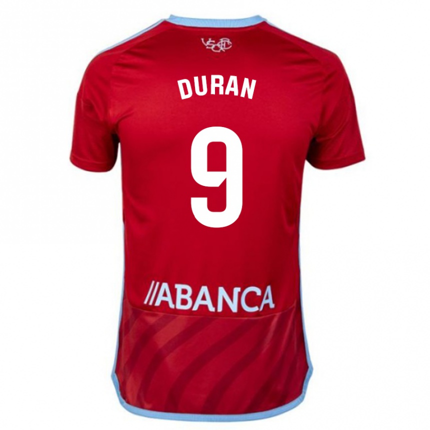 Niño Fútbol Camiseta Pablo Durán #9 Rojo 2ª Equipación 2023/24 México