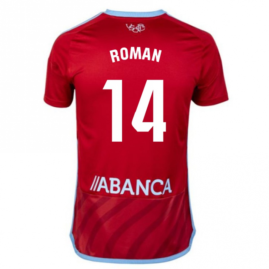 Niño Fútbol Camiseta Miguel Román #14 Rojo 2ª Equipación 2023/24 México